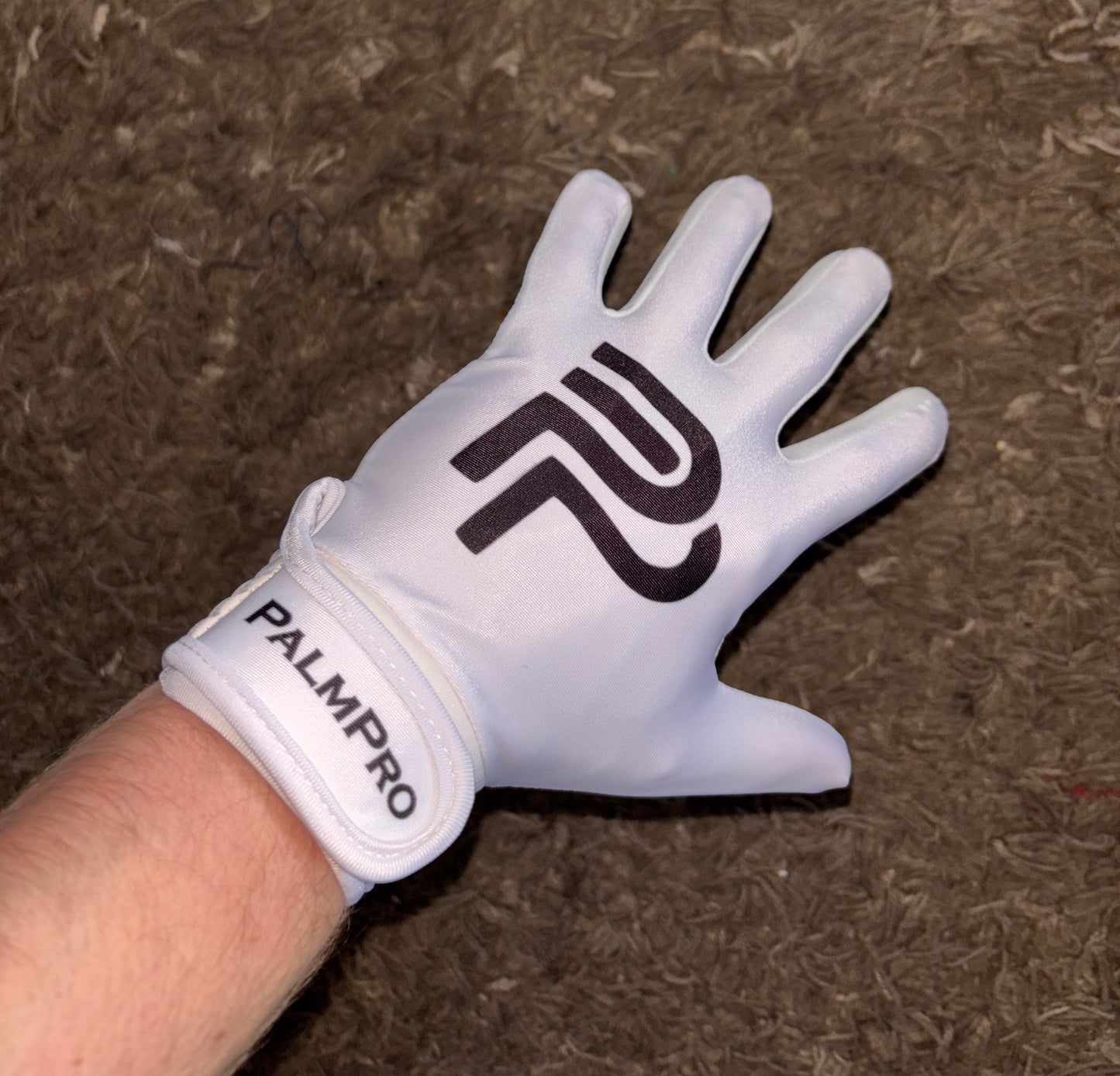 Whiteout with Black Gaelic Gloves