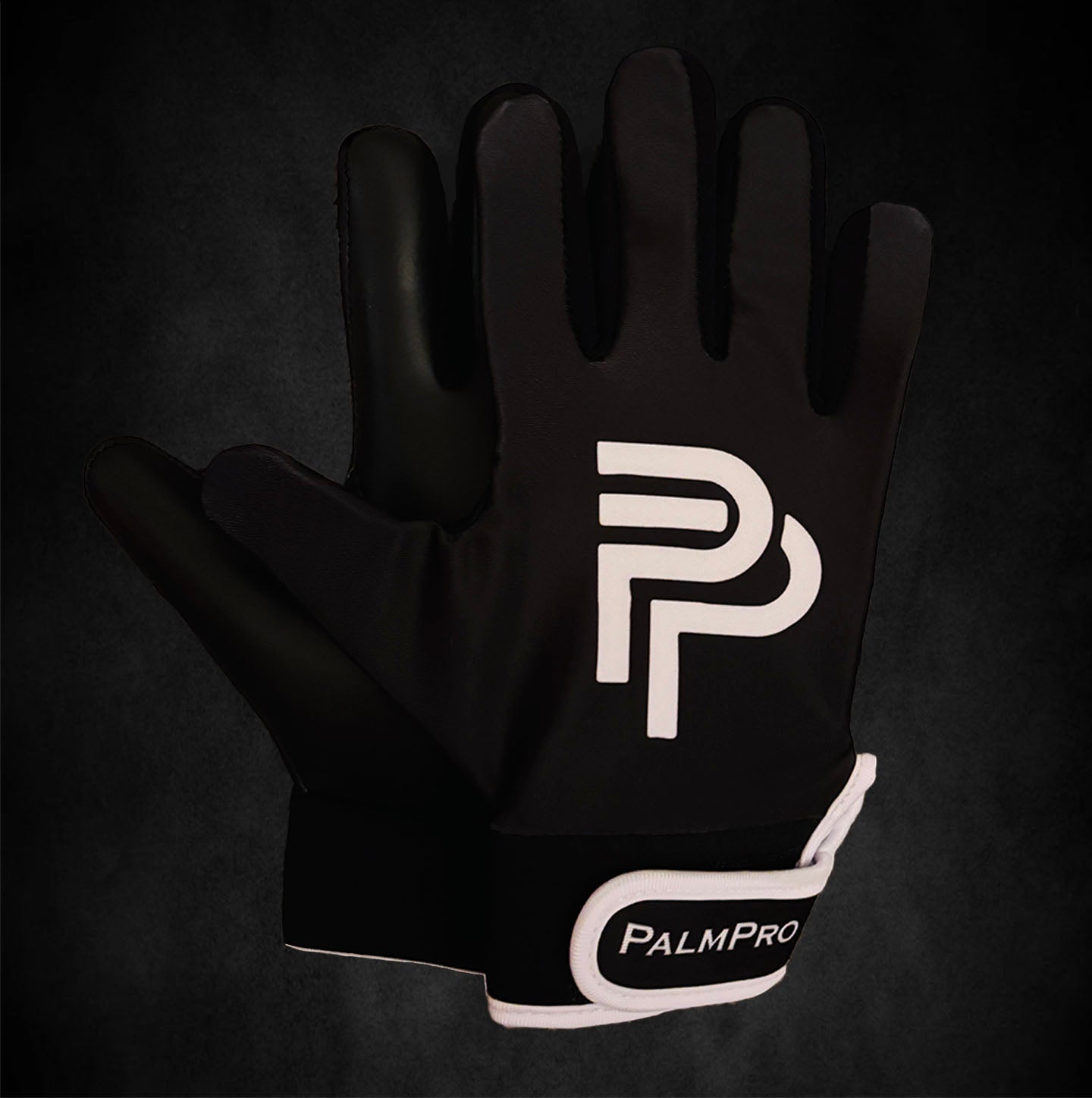 Black with White Gaelic Gloves