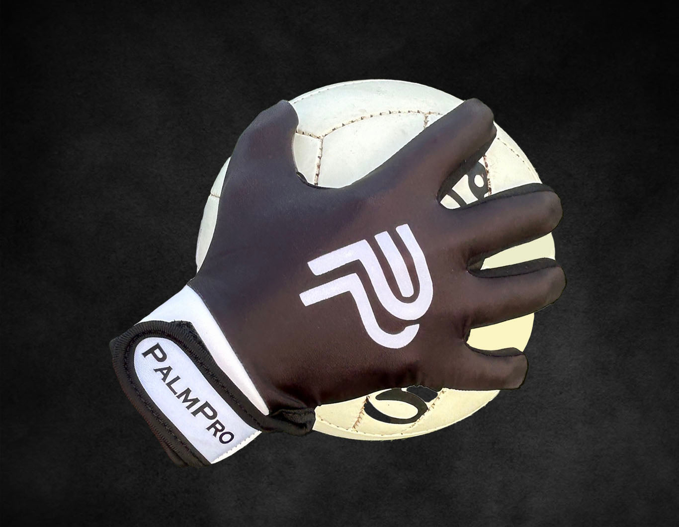 Black with White strap Gaelic Gloves