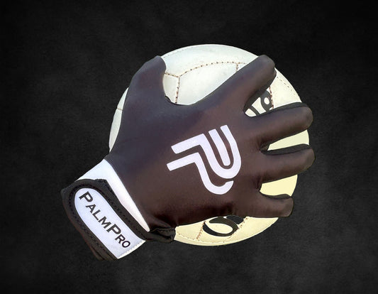 Black with White strap Gaelic Gloves