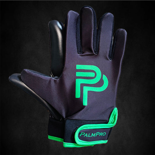 Green and Black Gaelic Gloves
